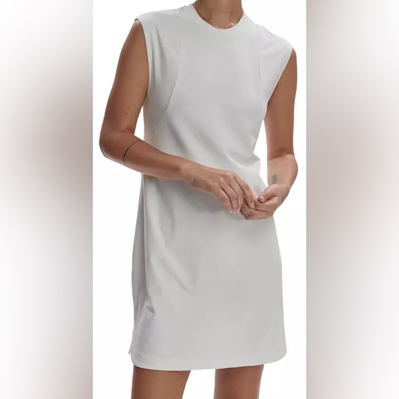 Varley Naples White Sleeveless Dress - Picture 1 of 8